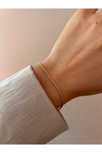 Reacraft 925 Gümüş | İnce Burgu Bileklik