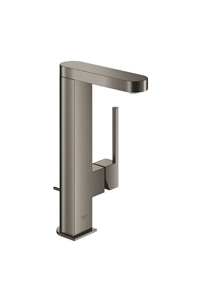 Grohe Baterie lavoar Grohe Plus 23851AL3, 3/8, monocomanda, marimea L, cartus ceramic, pivotanta, Grafit