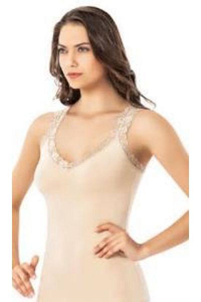 KOTA Modal V-Neck Lace Strap εσώρουχο 6606