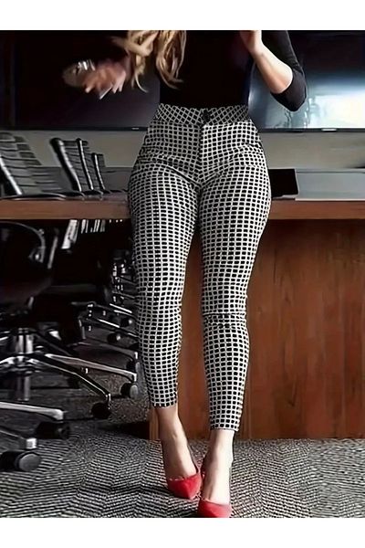 Cbm Women's High Waist Patterned Diving Pants