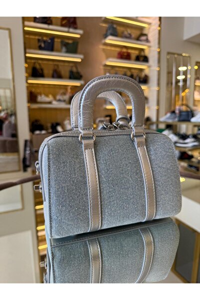 KRISTE BELL İthal Jean  Mini Taşlı  Uzun Askılı Kadın Çanta