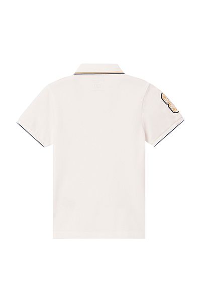 Giordano Kids' Napoleon Polo: Classic Piqué, Bold Embroidery, All-Day Comfort