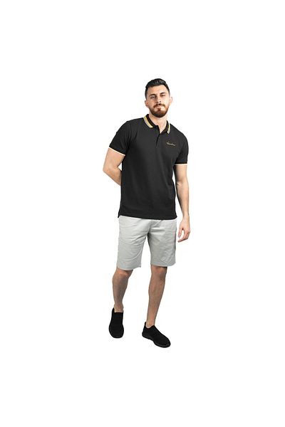 Giordano Men's Classic Slim Fit Polo with Signature Embroidery