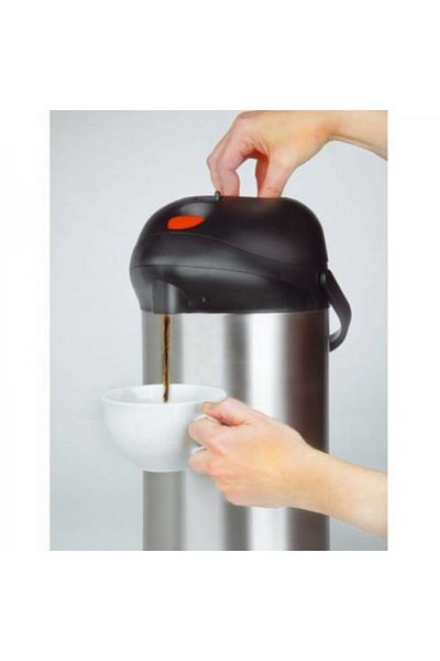 Lacor Stainless steel thermos with pump, 2.5 liters