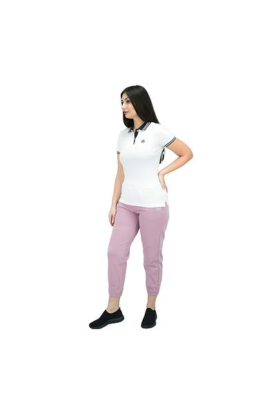 Giordano Women's Classic Cotton Polo with Thematic Embroidery
