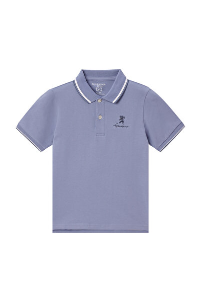 Giordano Junior's Slim Fit Cotton Pique Signature Embroidery Polo