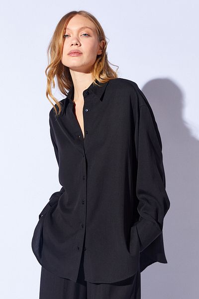 Manche Black Women's Shirt |   Mks 1610063 -1