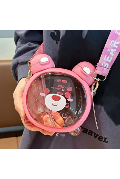 Neptün Life 2 Ağızlı Sevimli Ayıcık Model Su Matarası Su Şişesi Bpa Içermez S...