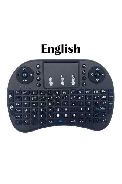 Choice Lithium Version English I8 Mini Wireless Keyboard 2.4g Handheld Touch Classic Black French Spanish R