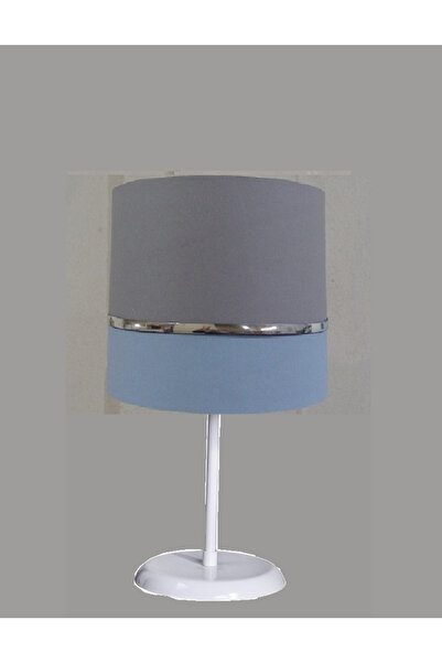 ONAY M GRİ MAVİ KUMAŞ KAPLAMA 2.Lİ SET YATAK ODASI GENÇ VE ÇOCUK ODASI AVİZE VE ABAJUR SETİ