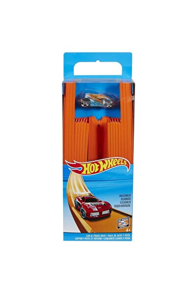HOT WHEELS BHT77 HW Track Builder Araba ve Pist Seti , Hot Wheels Track Builder