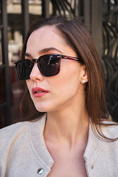 Monvago Mv 24163-2 Brown Square Unisex Sunglasses