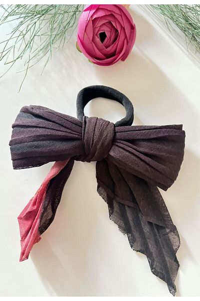 BERG ATELIER Cataramă retro din cauciuc cu fundă