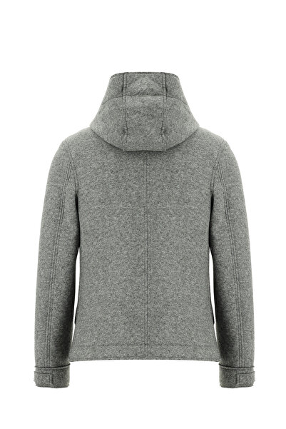 Abdullah Kiğılı Hooded Wool Coat