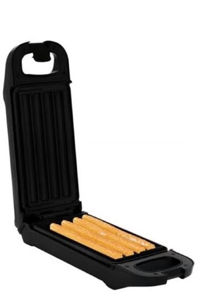 HOME MASTER آلة صنع الكريب و المصابيب مدور 7 عيون من هوم ماستر أسود - HM-130