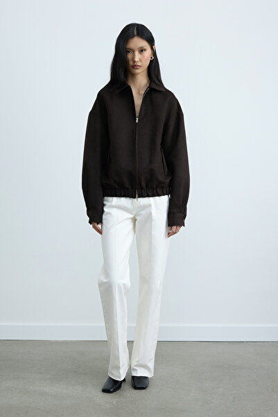 Suud Collection White Relaxed Wide Leg Jeans