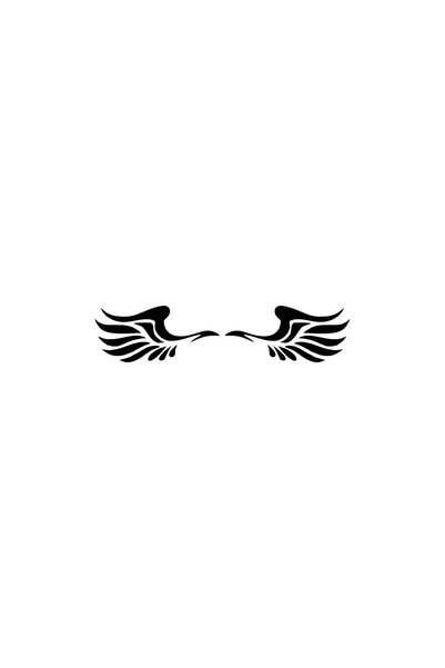 Generic Brand Byr002 Wings -2 ملصق لجهاز الكمبيوتر المحمول وملصق جداري مقاس 1...