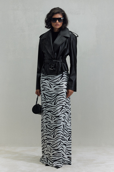 Suud Collection Шкіряна куртка Роббі гіркого коричневого кольору