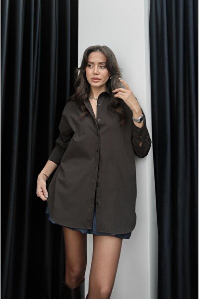 Havoş Brown Basic Shirt