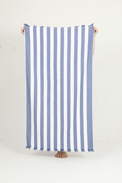 Homelover Prosop de plajă cu dungi de lux cu absorbție ridicată - Prosop de piscină Leo - 100% bumbac - Dimensiune mare - 90x160cm