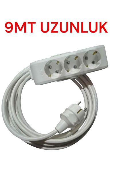 VİKO 3lü Grub Priz Ara Kablosu Uzatıcı Viko 1.2.3.4.5....20 mt kablo uzunluk ...