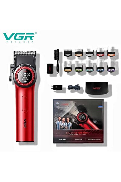 VGR ماكينة قص الشعر الاحترافية V-001 عالية الجودة - 9000 دورة في الدقيقة - قو...