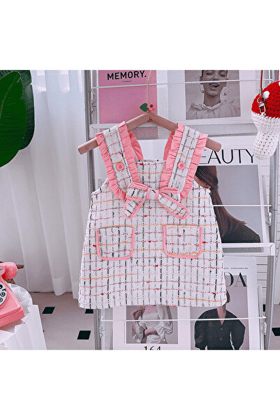 nannie Sarafan Alb Fetite Alissa - 4-5 ani