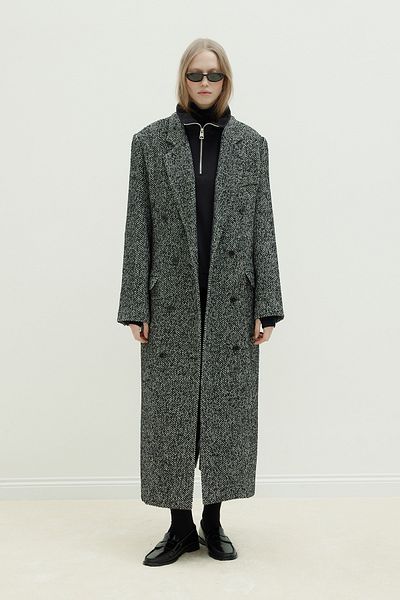 Suud Collection Black Adel Maxi Coat