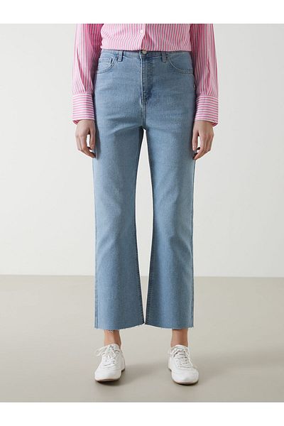 LC Waikiki Pantaloni Jean pentru damă Mars Flare