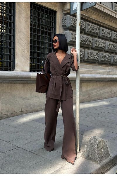 bymaestro woman Women's Premium Quality Shirt-Pants Suit
