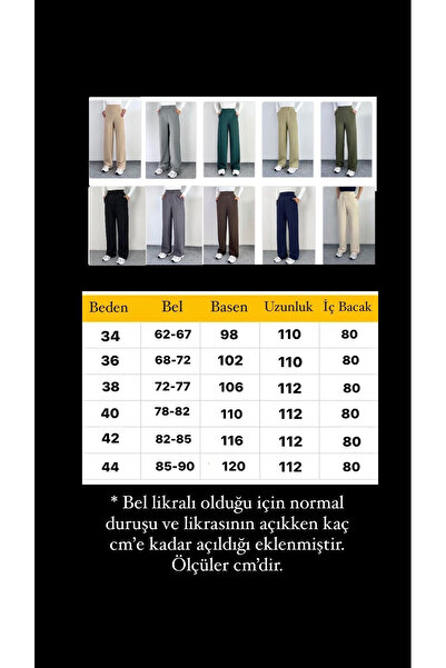 Livik Tess Women's Lycra Velcro Closure Navy Blue Palazzo Trousers