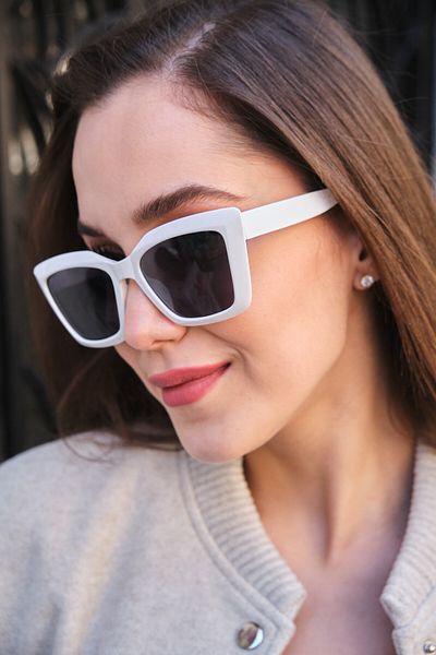 Monvago Mv 010128 -2 White Women's Sunglasses