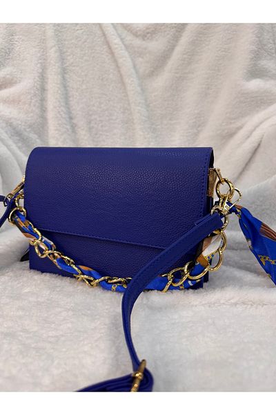 Erezbag Women's Mini Hand and Shoulder Bag with Scarf