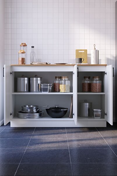 MOBİDEKO PİKU ALT MODÜL MUTFAK DOLABI 150 CM (TEZGAH DAHİL)