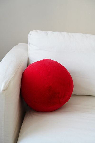 sevaradekor Peluso Ball Pillow - Round Throw Pillow