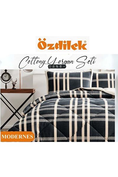 Özdilek Cottony Özdilek Comforter Set - Double (220X240) Modernes