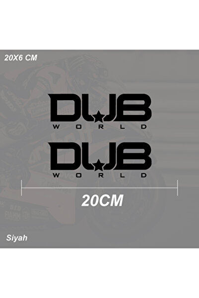 ARONA DUB WORLD ملصق سيارة دراجة نارية ملصق ملصق نموذج