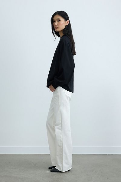 Suud Collection Black Dune Oversize Cuffed T-Shirt