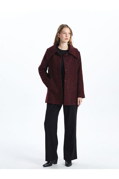 LC Waikiki LCW Grace Coat Guler Palton de damă din cașmir