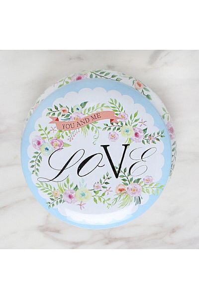 Tahtakale Toptancısı Loren Metal Storage Box Round