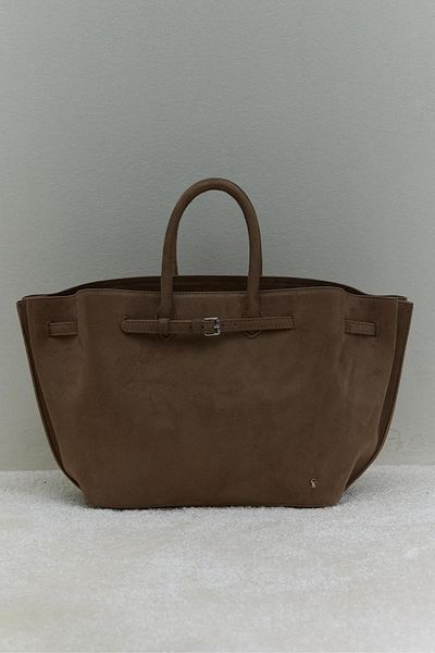 Suud Collection Ежедневна веганска велурена чанта от норка