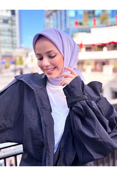 Armine Esarfa Trend Hayal Bumbac - Atehyl-457 - Liliac deschis
