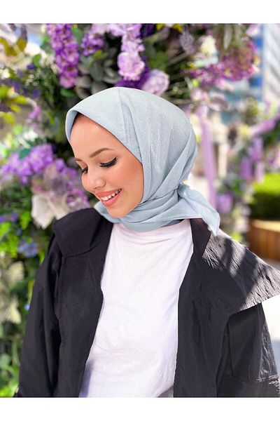 Armine Βαμβακερό κασκόλ Trend Hayal - Atehyl-340 - Γκρι