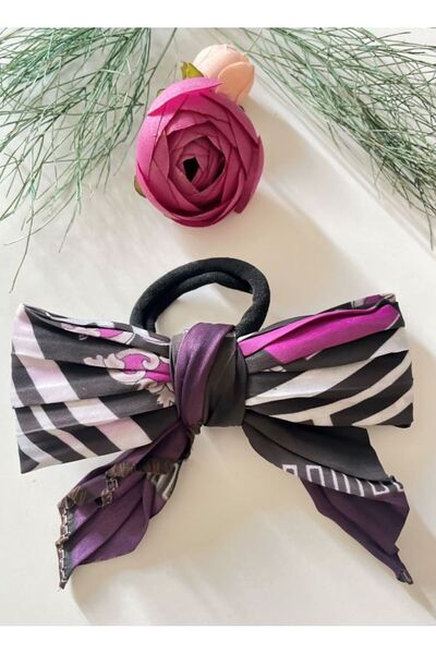 BERG ATELIER Ретро гумова шпилька з бантиком