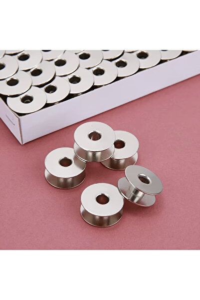 VARDIR Düz Makine Alüminyum Tırnaksız Masura 100 adet (1 kutu) / 272152A