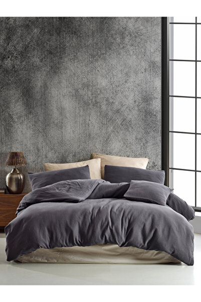 NazeninHome طقم غطاء لحاف فردي من الموسلين 100% قطن |   بدون ملاءات