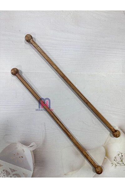 miraylahobi Bambu Görünümlü Plastik Çanta Sapı M14 1 çift 35 cm