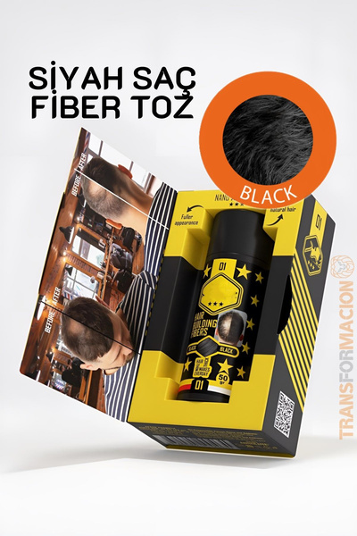 Transformacion Saç Dolgunlaştırıcı Fiber Topik Toz SİYAH 50 Gram 721496
