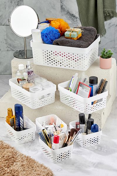 Pazarika 7 Piece Multi-Purpose Organizer Penta Basket