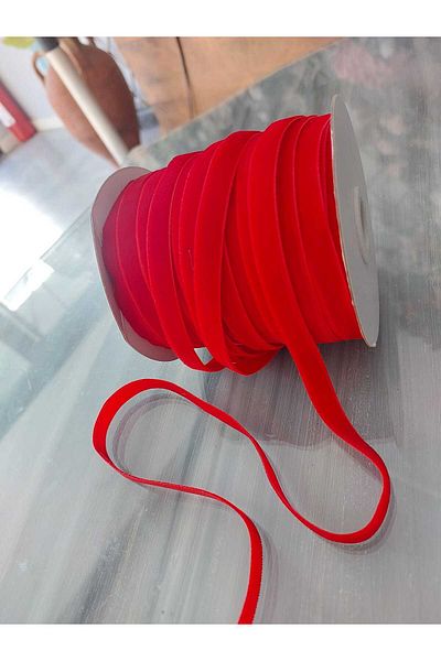 lolipophobi 1 cm Velvet Ribbon 2 Meters, Ribbon, Ribbon